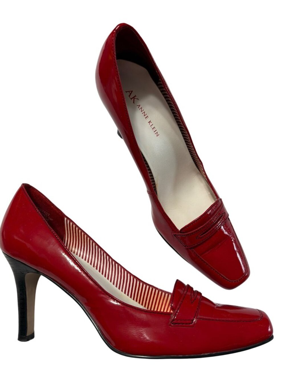 Anne Klein Red Patent Glossy Heels